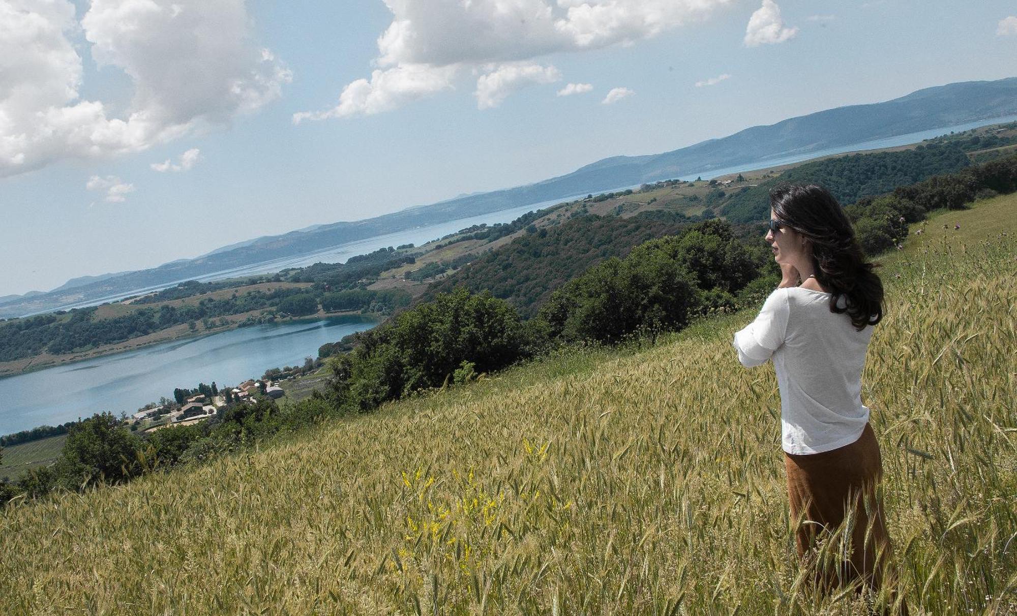 Agriturismo Potrero Grande Sul Lago Di Martignano Con Spiaggia Кампаняно ди Рома Екстериор снимка